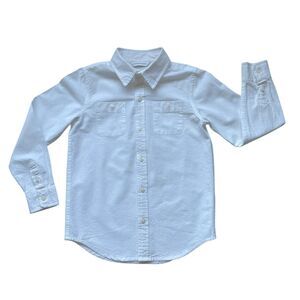 Janie and Jack Seersucker Shirt White Size 6